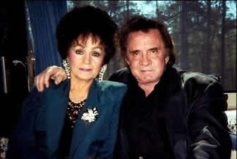 Joanne Cash Yates with her brother Johnny Cash